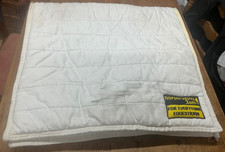 White large padded cotton saddlecloth