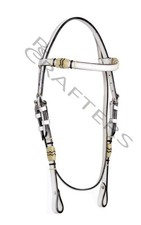 Western White  Leather