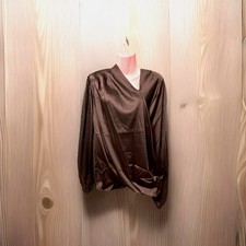 Ladies Zanzea Black Silky Wrap
