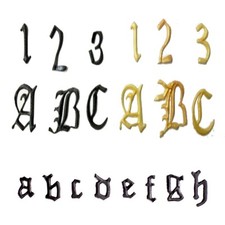 FMM Cutter Alphabet Old English Letters Cake Sugarpaste Cutting Tool Stencil