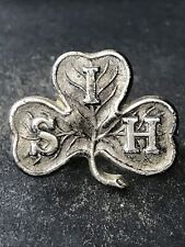 South Irish Horse Officers Silver British Army Cap Badge