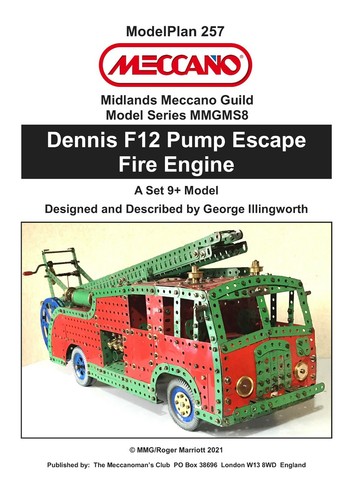 Meccano model plan dennis - meccano,