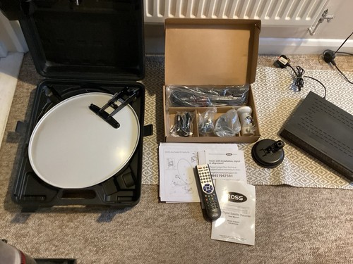 Portable satellite dish kit - portable,