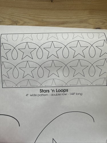 Longarm pantograph stars - pantograph, “stars