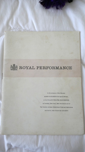 Royal performance programme - royal,