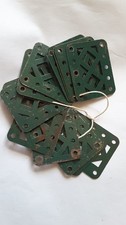 15 vintage dark green Meccano