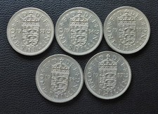 1950 Coins One 1 Shilling