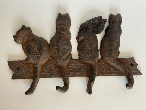 Vintage cast iron cat coat - vintage,