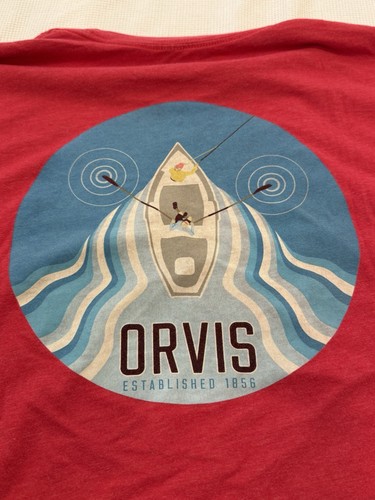 Orvis shirt red - t, outdoors