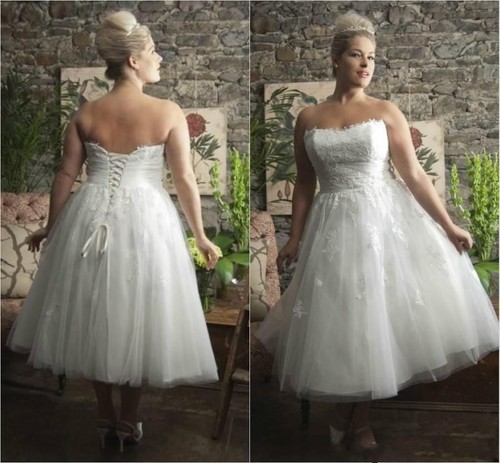 Short wedding dresses tea - short,