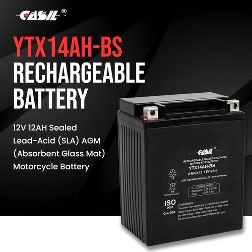 Ytx14ah motorcycle battery - ytx14ah-bs,