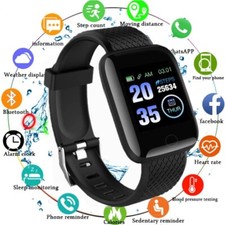 Fitness Smart Watch Activity Tracker Fit-bit Android iOS Heart Rate Men Women