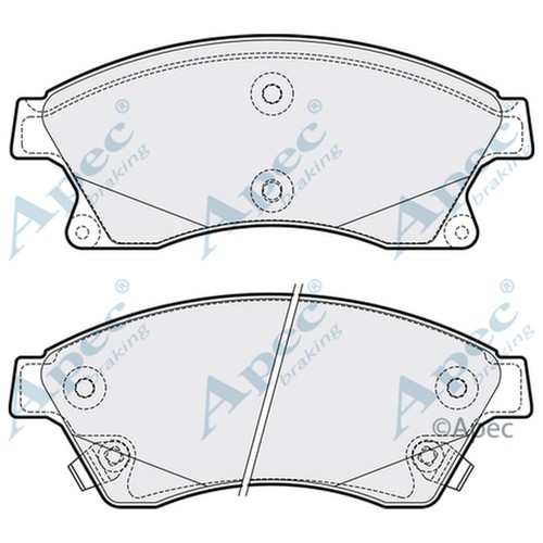 Brake pads set - pads,