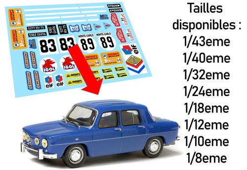 Stickers for renault gordini - for,