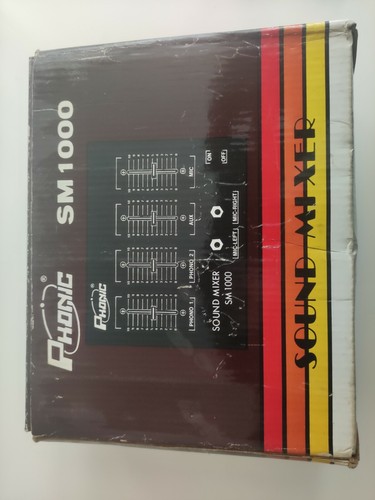 Phonic 1000 sound mixer - phonic,