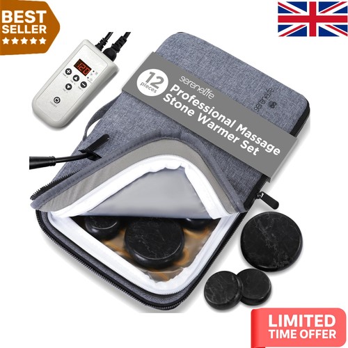 Professional hot stone - stone, massage