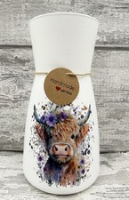 Highland cow flower Vase 