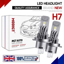 2X Car H7 Headlight Globes Bulbs 14000LM LED Lamp High Low Beam Cool White 6000K