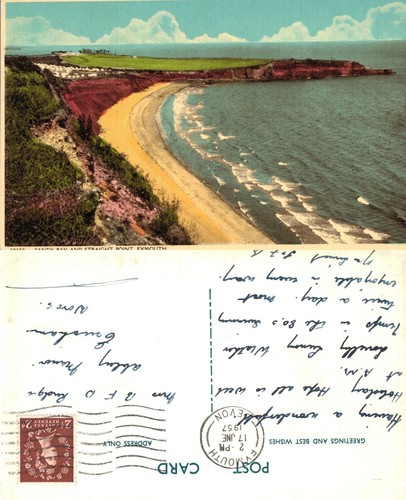 Vintage postcard sandy - postcard,