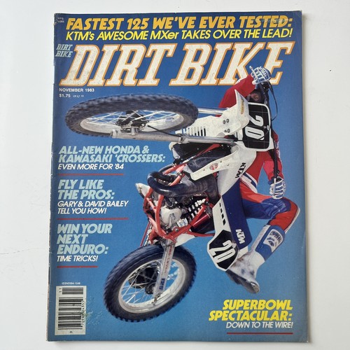 Dirt bike magazine november - bike,