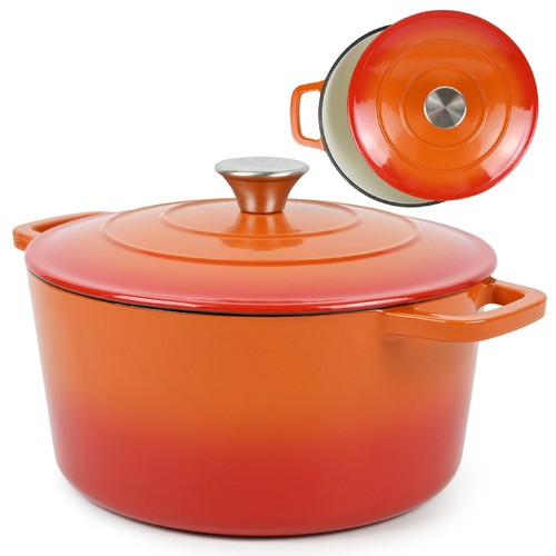 Cast iron casserole dish pot - dish,