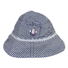 Boys JoJo Maman Bébé Sun Hat Baby Navy Nautical Stripe Bucket Summer Sun 1 2 yrs