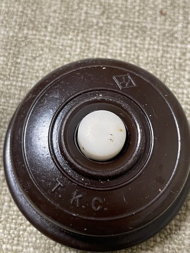 Vintage bakelite electric door - bakelite,