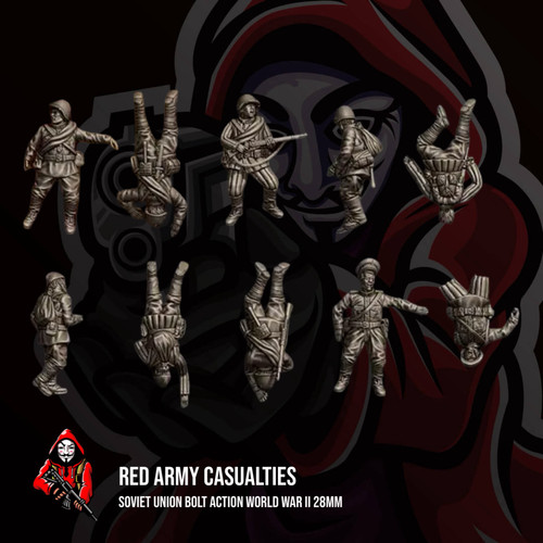 Red army infantry casualties - red,