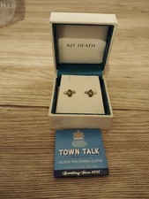 Kit Heath Silver Stud Earrings