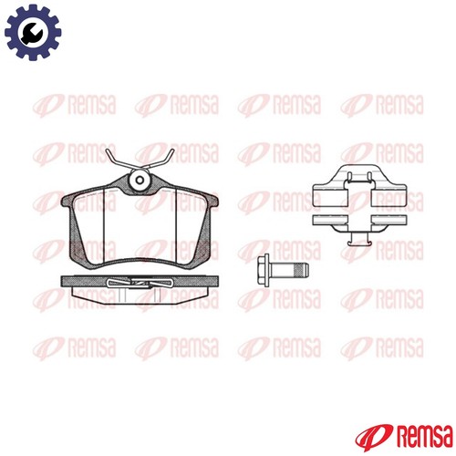 Brake pad set - set,