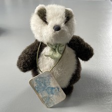 Vintage Country Companions Gordon Fraser 1980's Mini Plush toy Badger 17cm tall