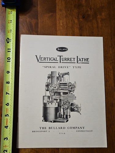 Bullard vertical turret lathe - vertical,