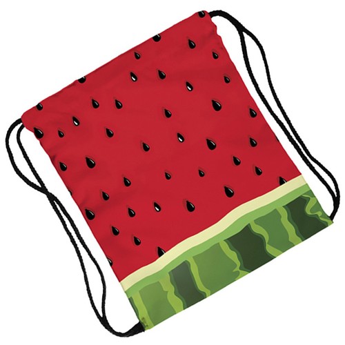 Watermelon drawstring gym - watermelon,