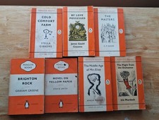 bundle of 7 vintage orange