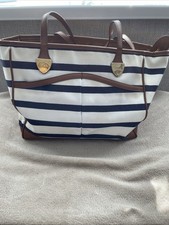 Ralph Lauren Women's Tote Bag, Good Condition, But Some Colour Run From Handles