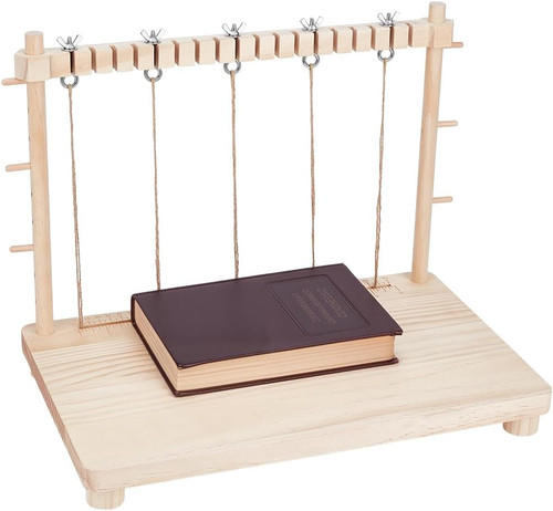 Wood bookbinding sewing frame - bookbinding,