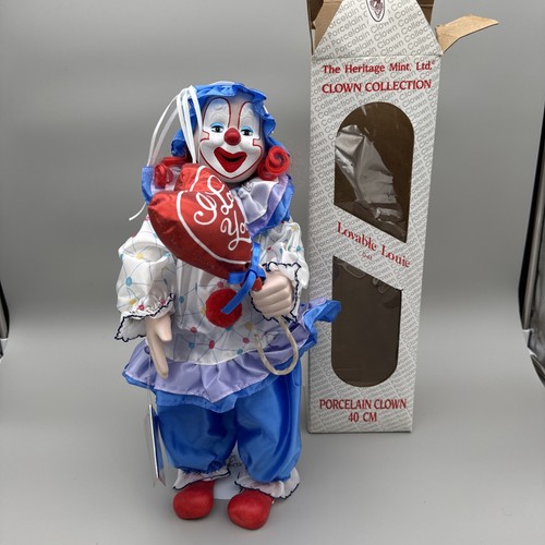 Lovable louie porcelain - lovable, clown