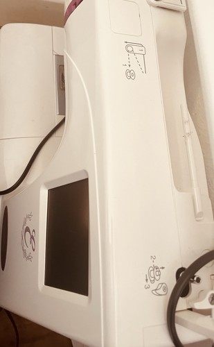 White electronic sewing - white,