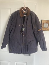 Sherwood Forest Men’s  Padded Jacket Navy Medium NWT