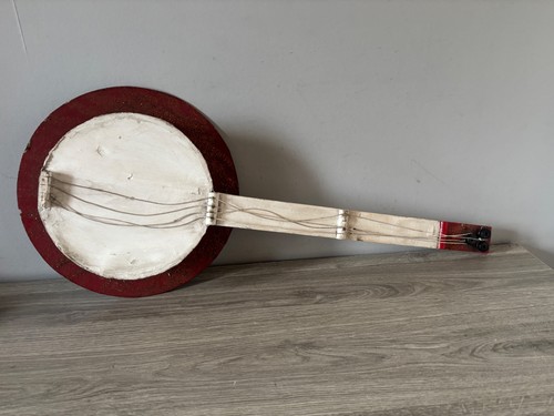 Vintage folk art banjo - banjo, 4