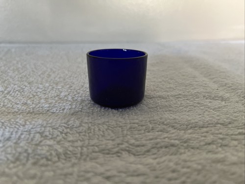 Cobalt blue glass liner insert - glass,
