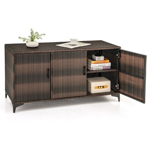 Costway 318 patio wicker - l,