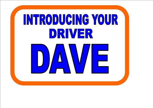 Coach bus drivers sign - &,