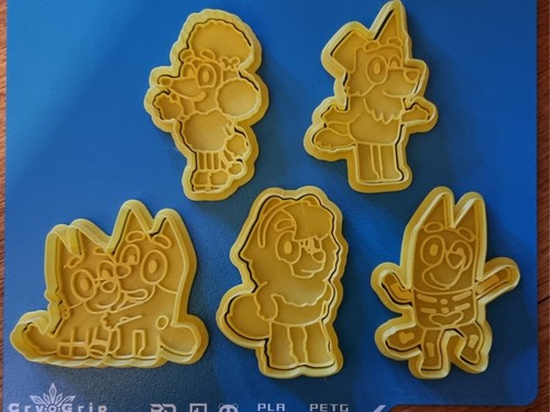 Cartoon dog family - family, cookie