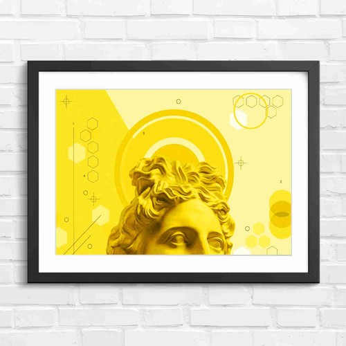 Classical bust art deco - classical,
