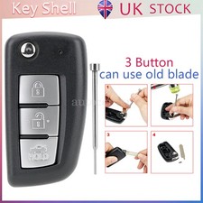 3 Button Flip Remote Key Fob