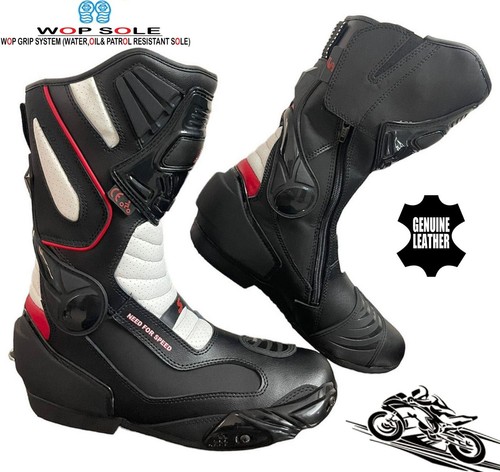 Mens black white motorbike - &, /