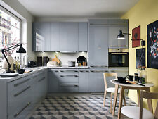 Grey high gloss kitchen units