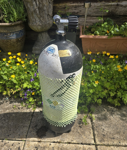 Scuba diving cylinder tank - cylinder,
