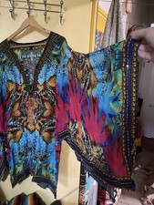 100% Silk Embellished Kaftan